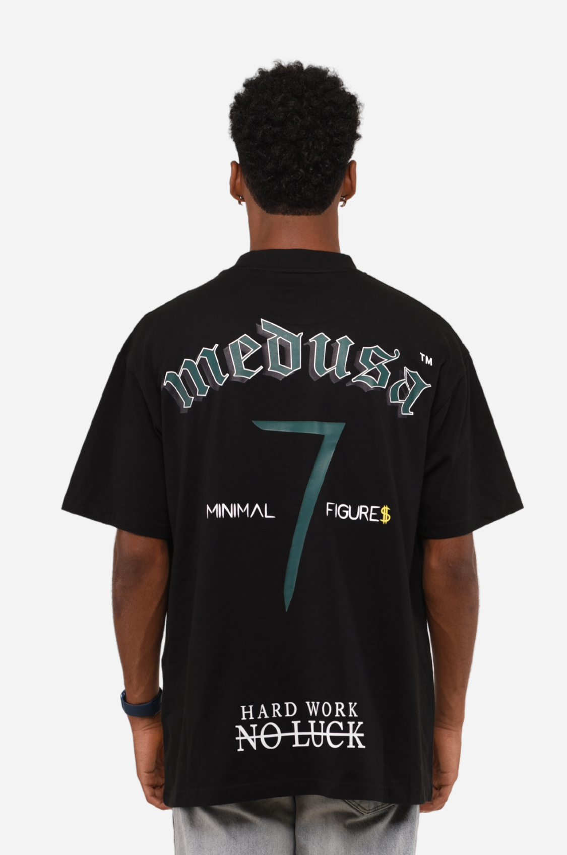 MINIMAL 7 FIGURES TEE - BLACK