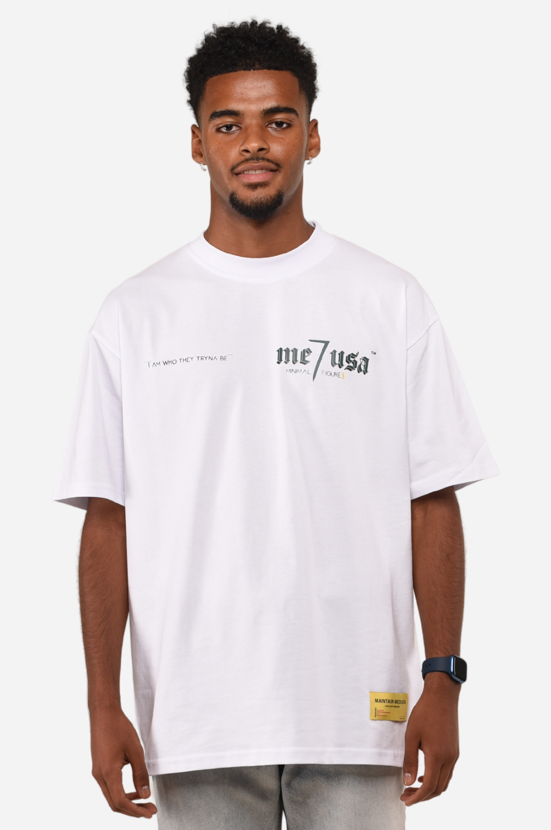 MINIMAL 7 FIGURES TEE - WHITE