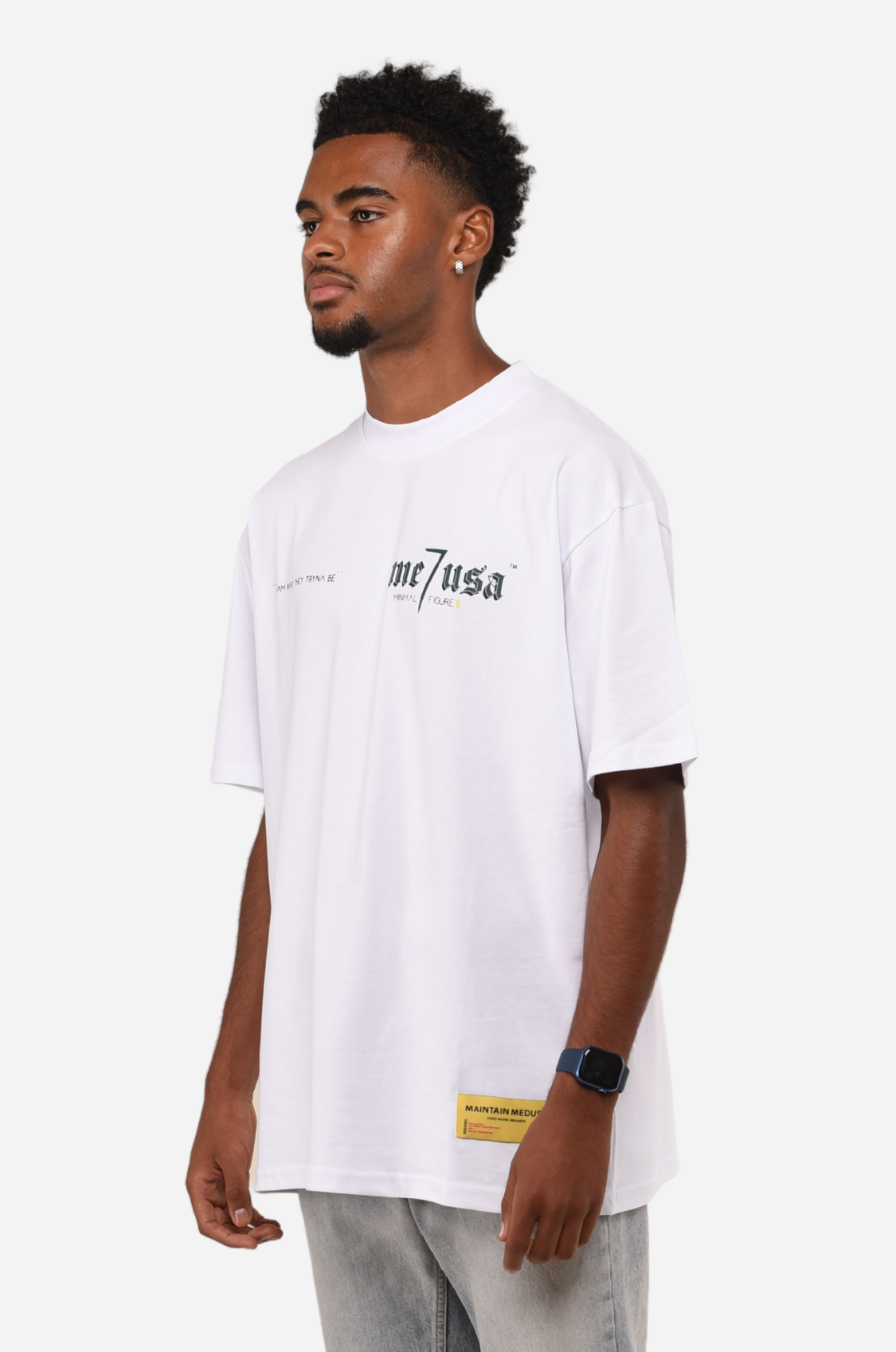 MINIMAL 7 FIGURES TEE - WHITE