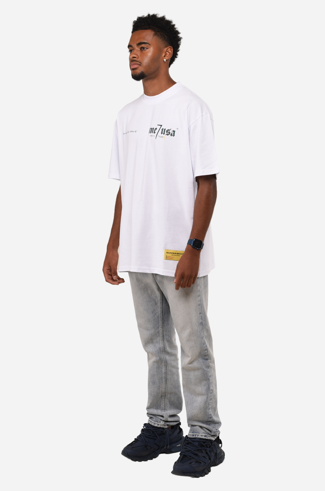 MINIMAL 7 FIGURES TEE - WHITE