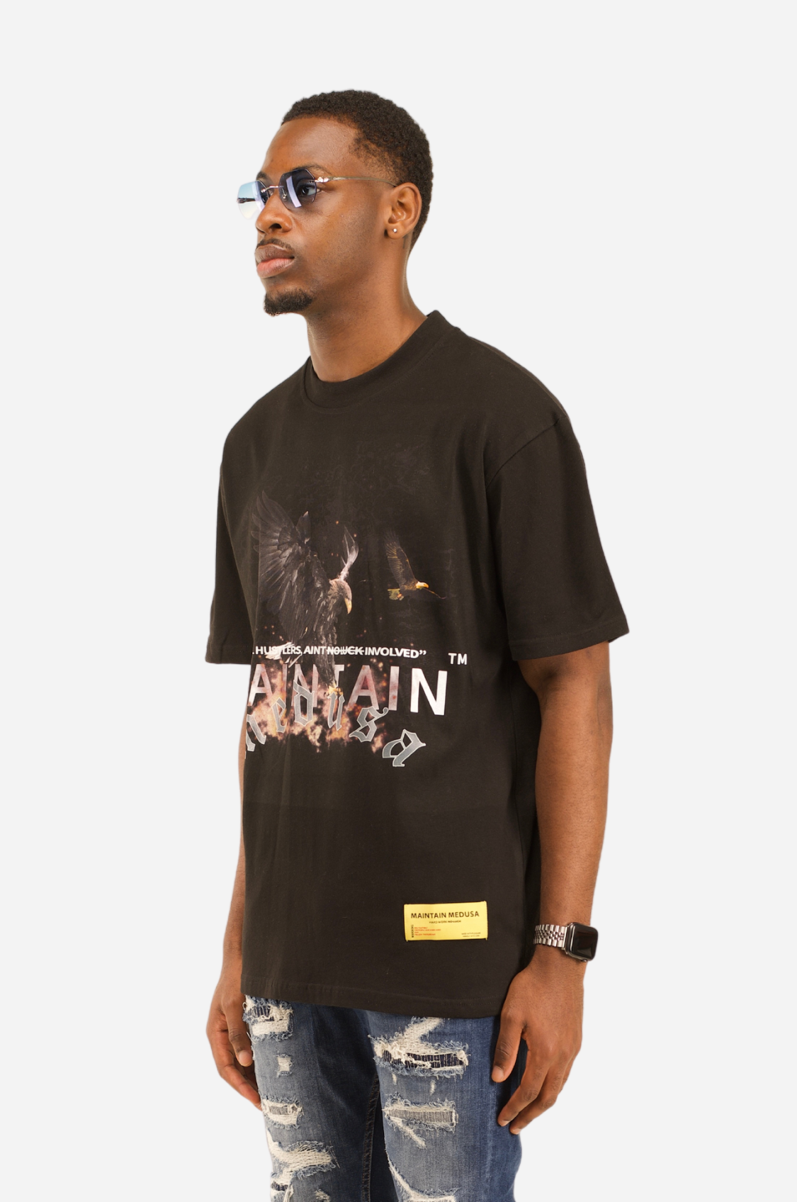 HIGHEST EAGLE TEE - BLACK