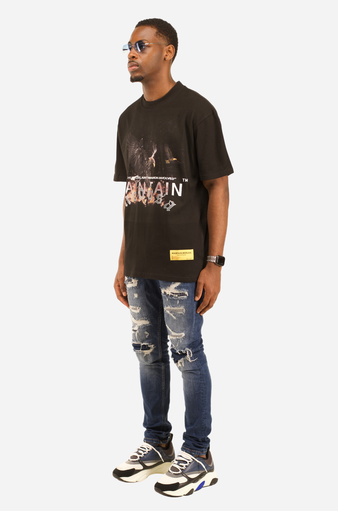 HIGHEST EAGLE TEE - BLACK