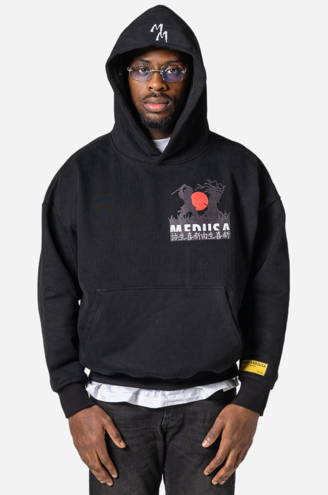 MEDUSA SAMURAI HOODIE - BLACK