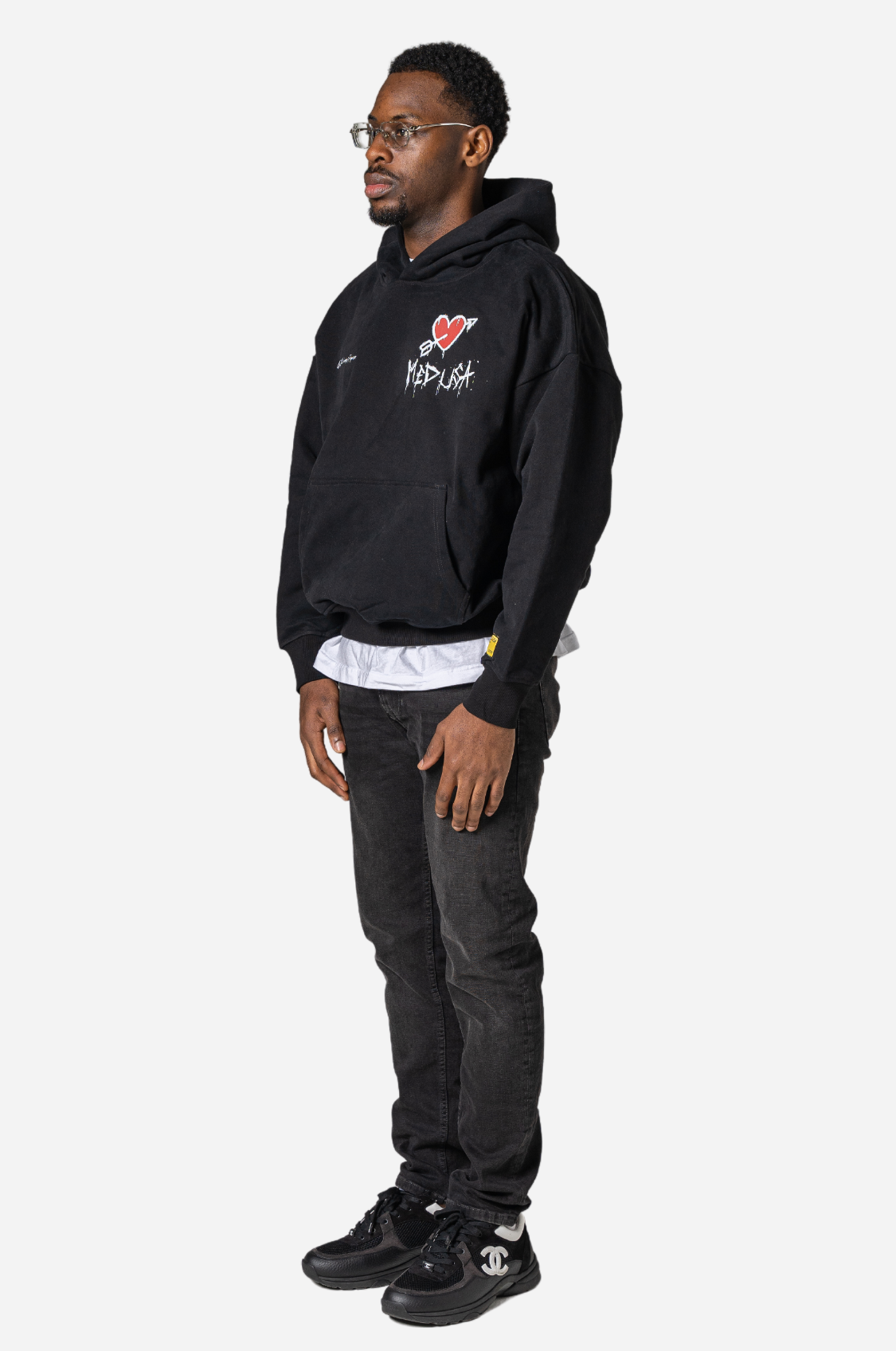 MEDUSA HEARTBROKEN HOODIE - BLACK
