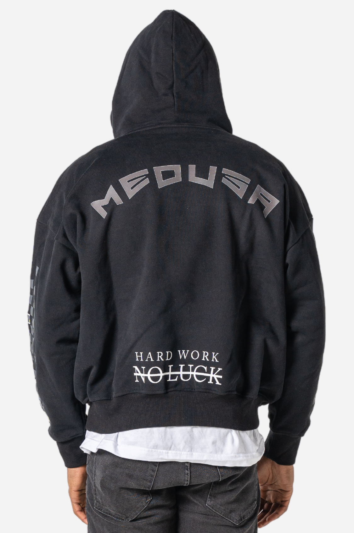 MEDUSA FINISH HOODIE - BLACK