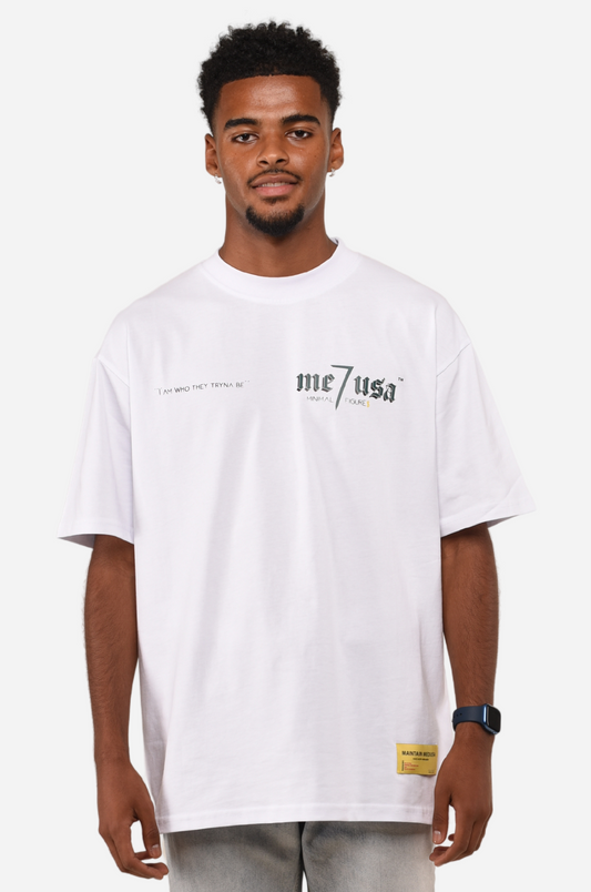 MINIMAL 7 FIGURES TEE - WHITE