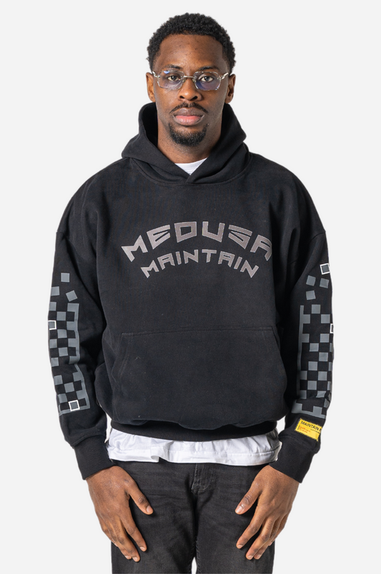 MEDUSA FINISH HOODIE - BLACK