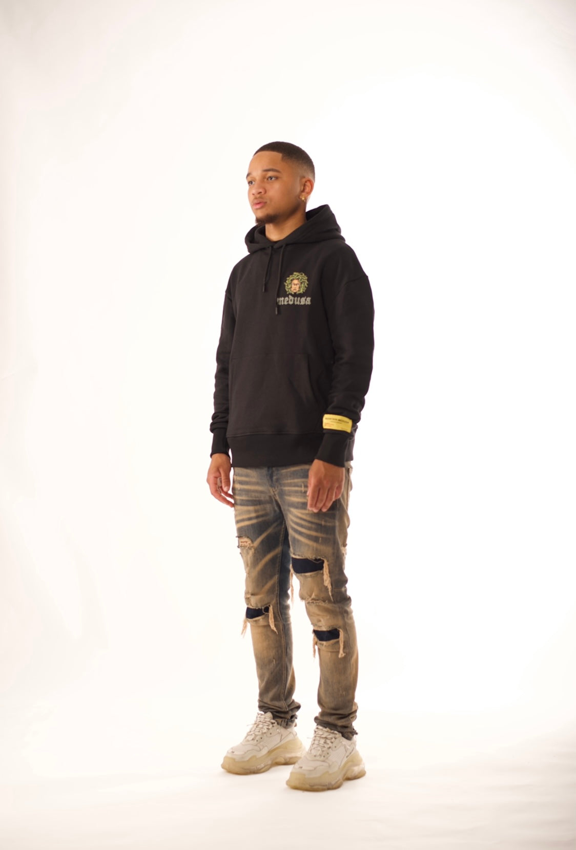 MEDUSA HOODIE - BLACK